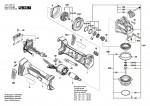 Bosch 3 601 JH9 101 Gwx 18V-7 Cordless Angle Grinder 18 V / Eu Spare Parts